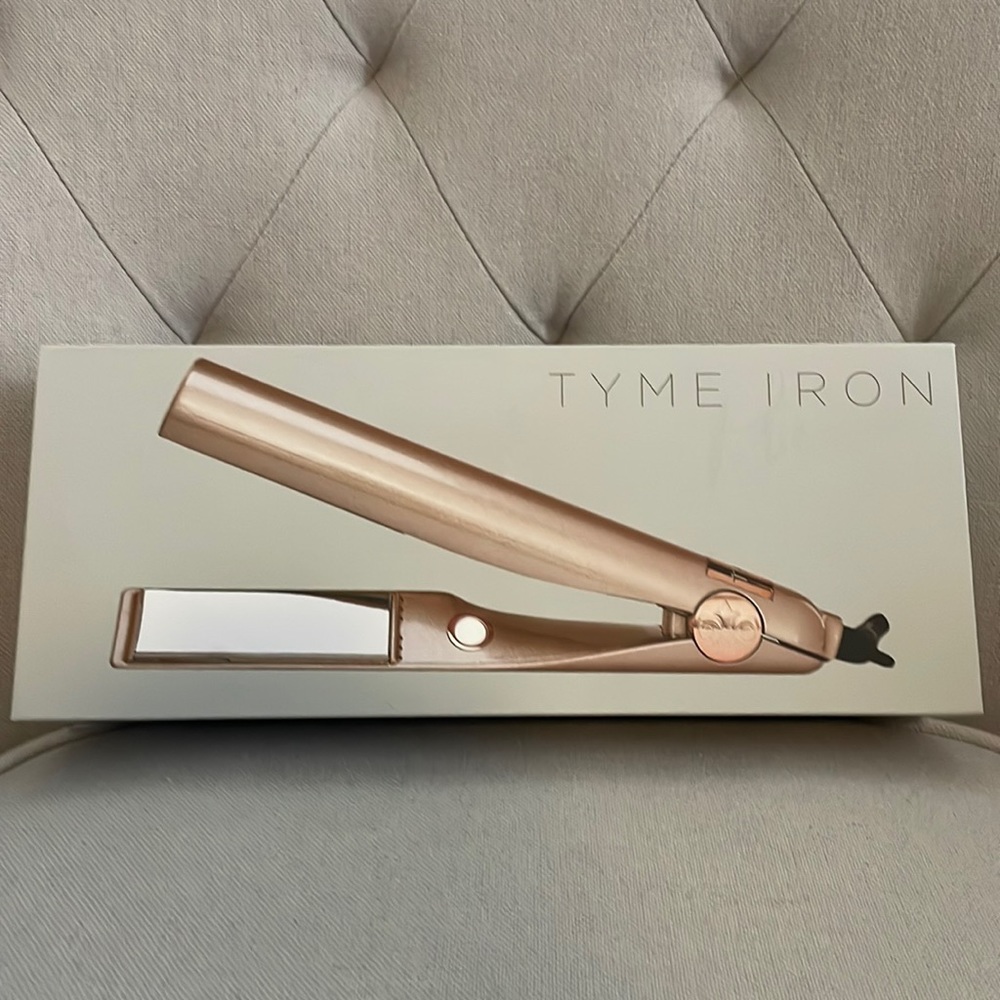 New- TYME Iron (NIB) rose gold